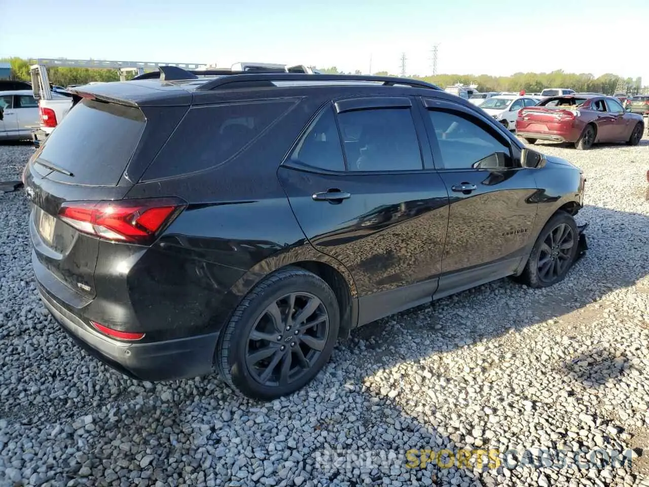 3 fotografías del automóvil dañado 2GNAXMEV2N6137412 CHEVROLET EQUINOX 2022