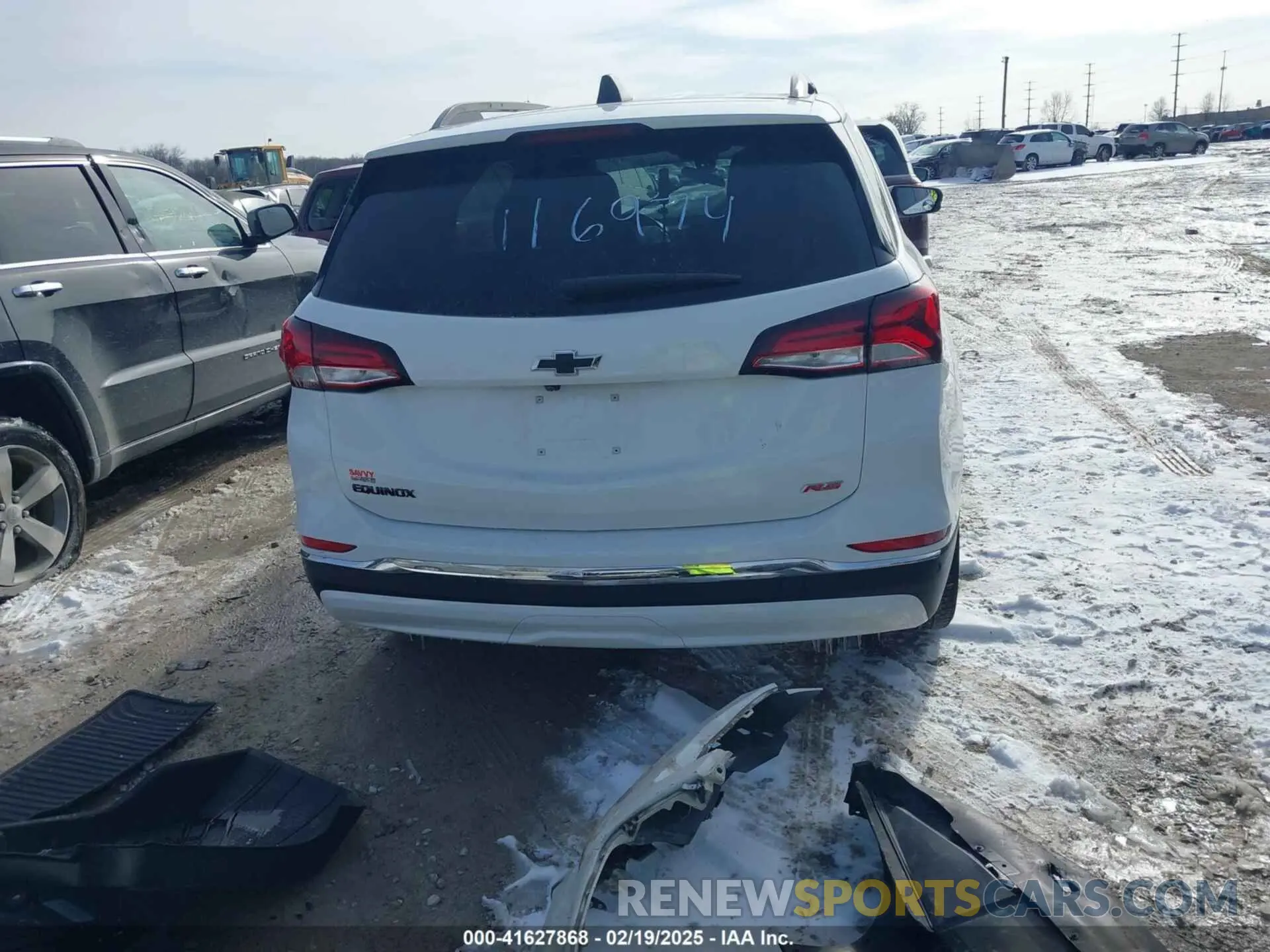 16 fotografías del automóvil dañado 2GNAXMEV5N6116974 CHEVROLET EQUINOX 2022