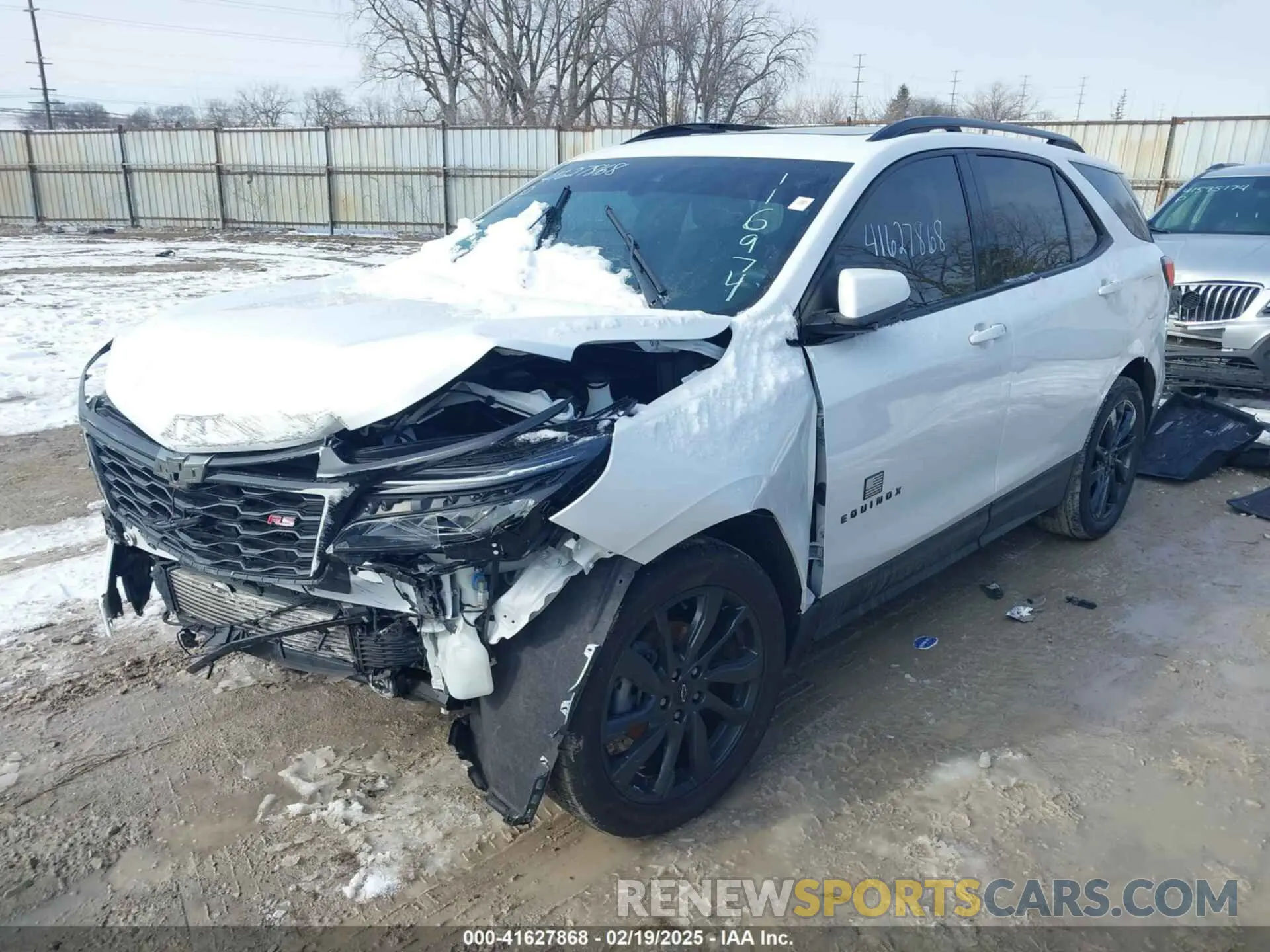 2 fotografías del automóvil dañado 2GNAXMEV5N6116974 CHEVROLET EQUINOX 2022