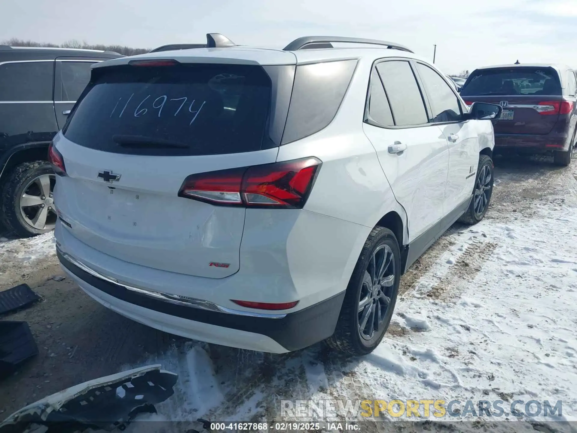 4 fotografías del automóvil dañado 2GNAXMEV5N6116974 CHEVROLET EQUINOX 2022