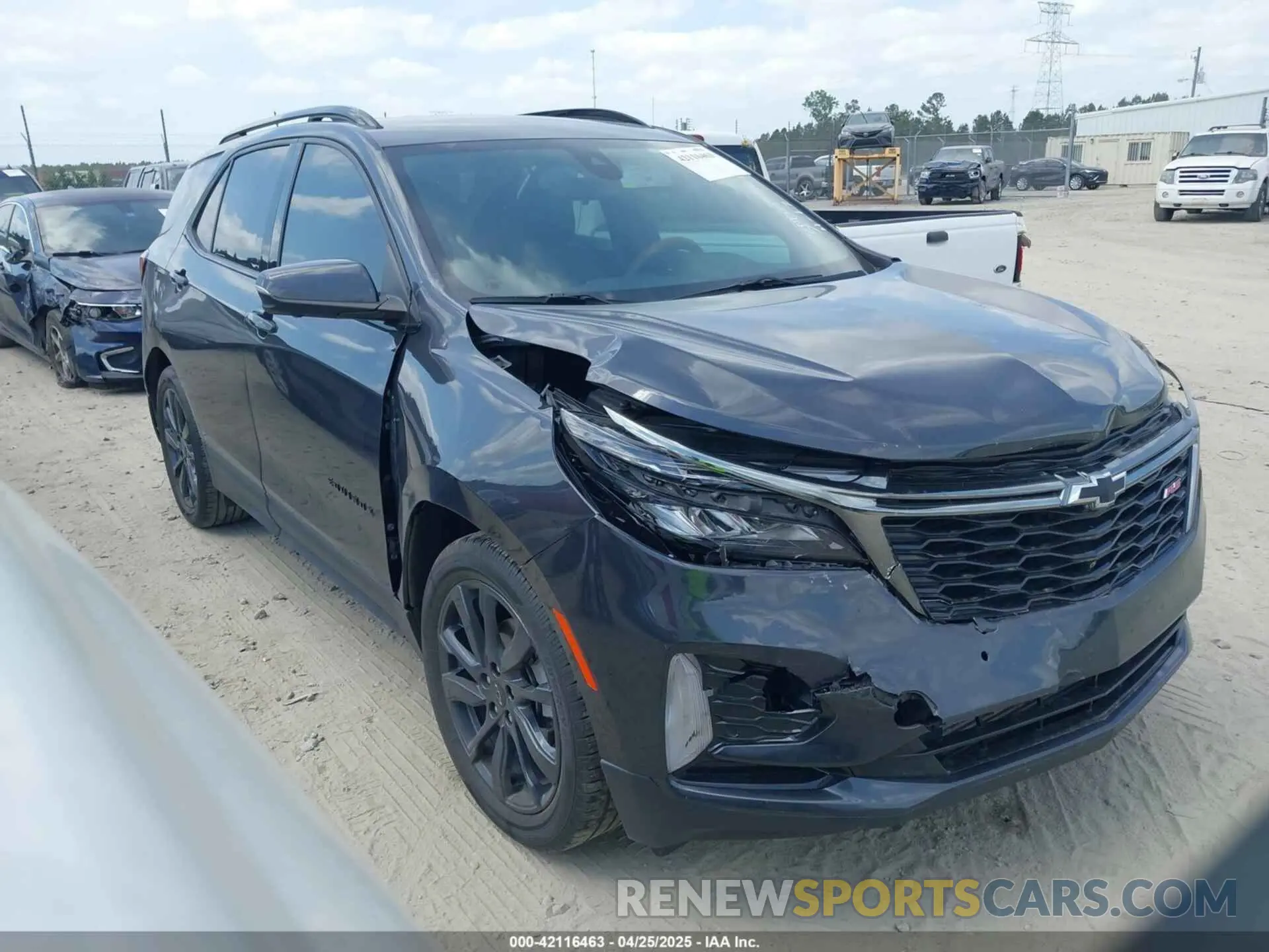1 fotografías del automóvil dañado 2GNAXMEV5N6145973 CHEVROLET EQUINOX 2022