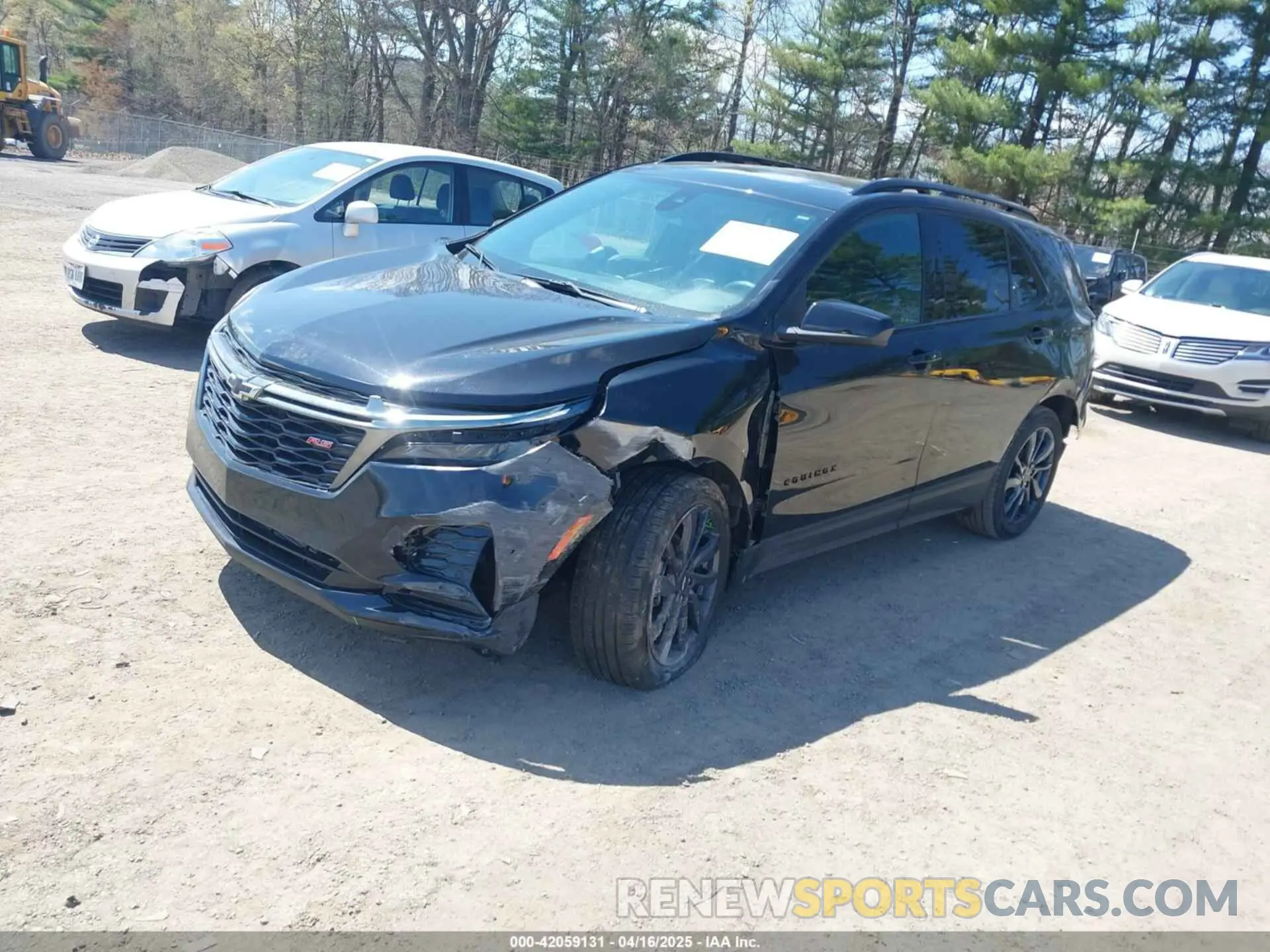 2 fotografías del automóvil dañado 2GNAXMEVXN6148187 CHEVROLET EQUINOX 2022