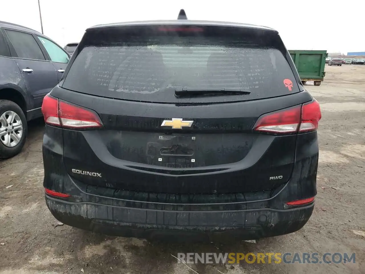 6 fotografías del automóvil dañado 2GNAXSEV0N6152222 CHEVROLET EQUINOX 2022