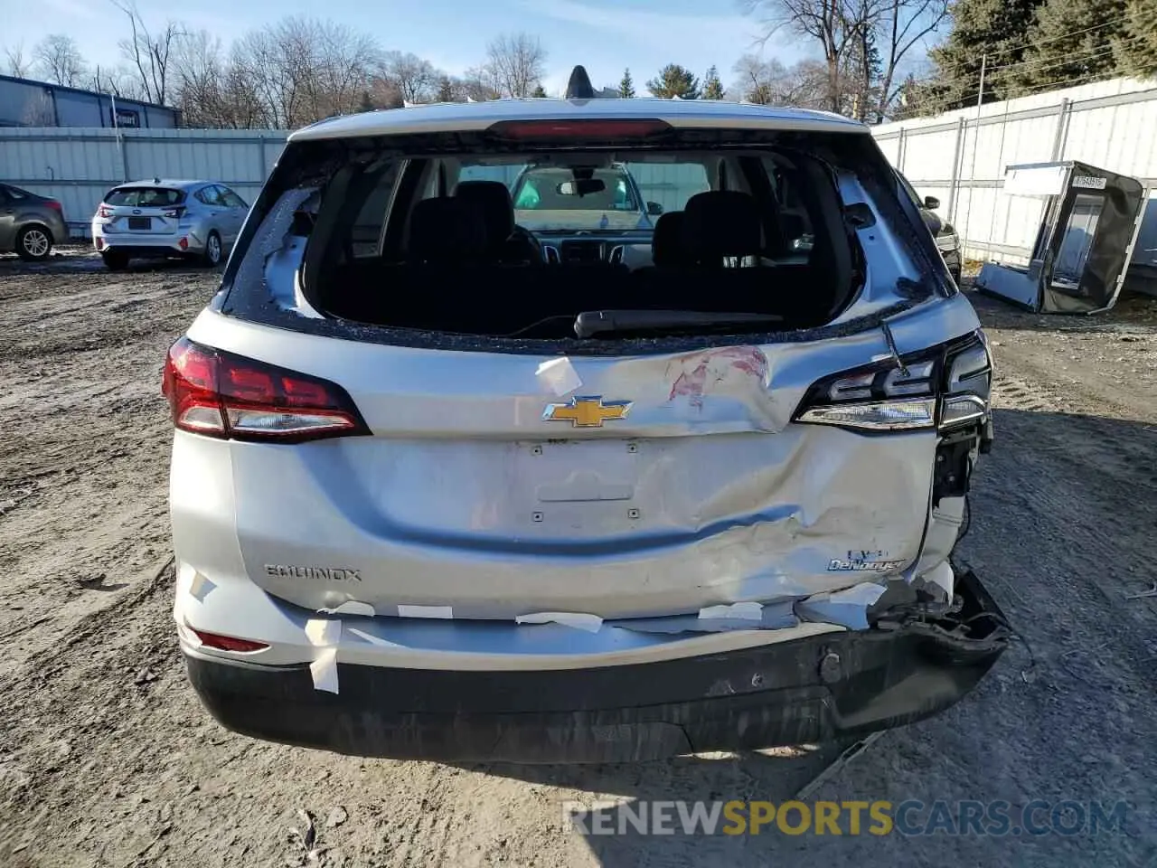 6 fotografías del automóvil dañado 2GNAXSEV7N6149978 CHEVROLET EQUINOX 2022