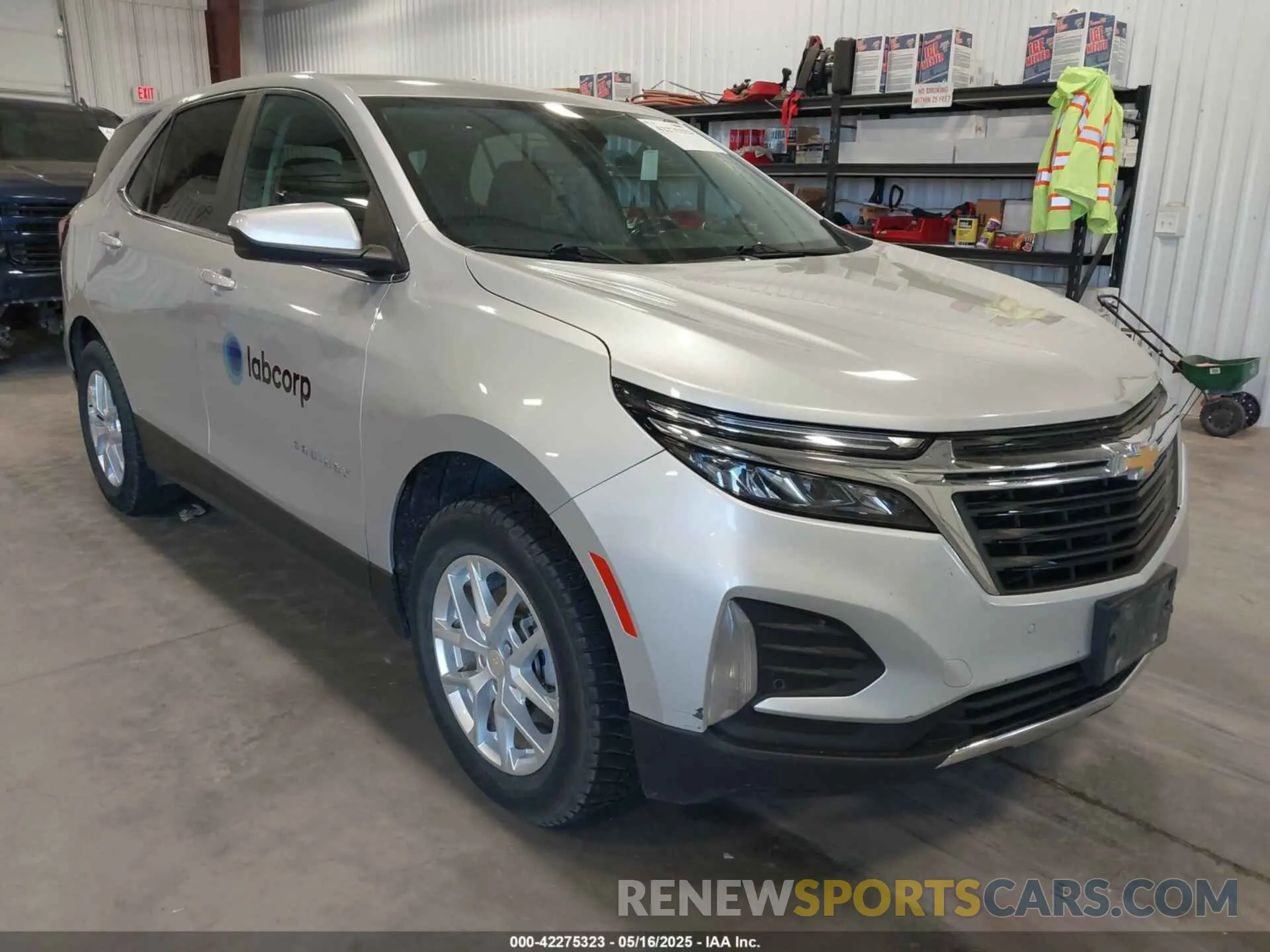 1 fotografías del automóvil dañado 2GNAXTEV2N6138764 CHEVROLET EQUINOX 2022