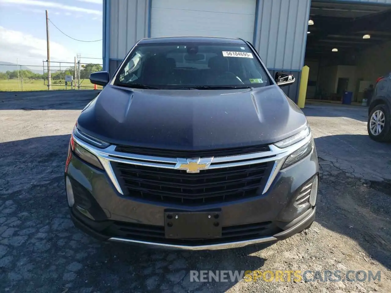 5 fotografías del automóvil dañado 2GNAXTEV5N6133607 CHEVROLET EQUINOX 2022