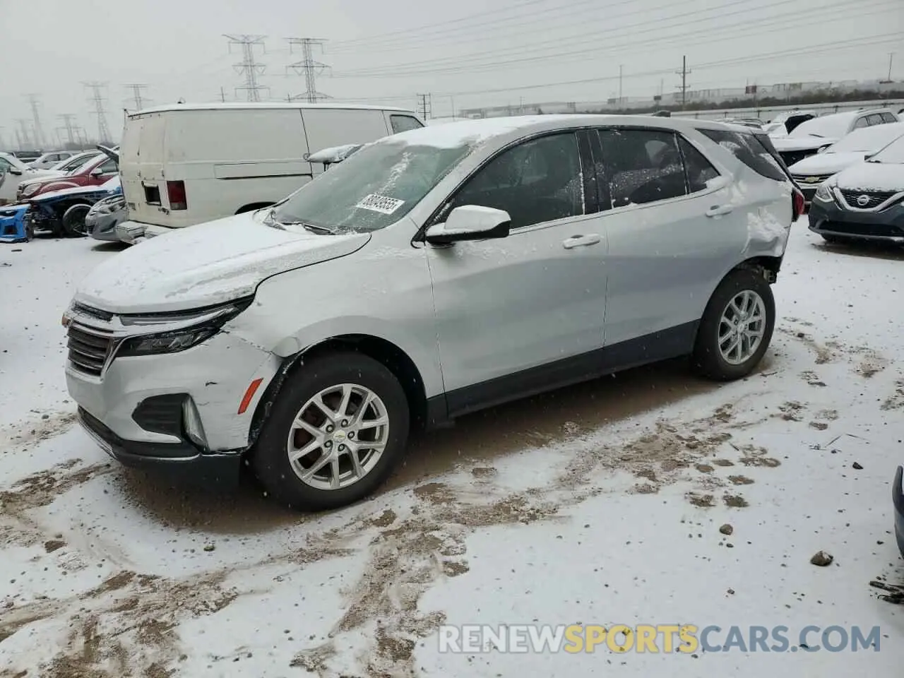 1 fotografías del automóvil dañado 2GNAXTEV5N6140699 CHEVROLET EQUINOX 2022