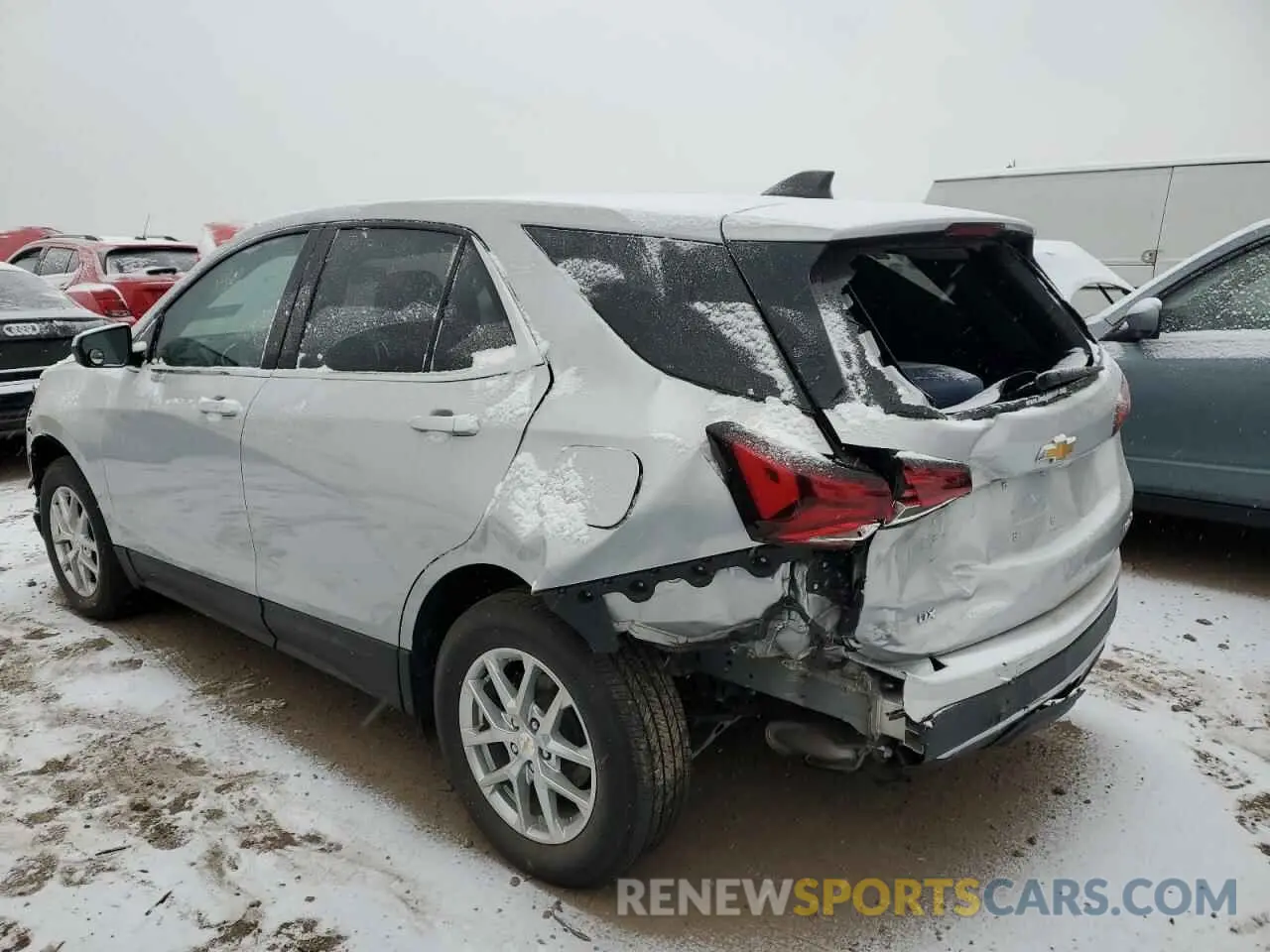 2 fotografías del automóvil dañado 2GNAXTEV5N6140699 CHEVROLET EQUINOX 2022
