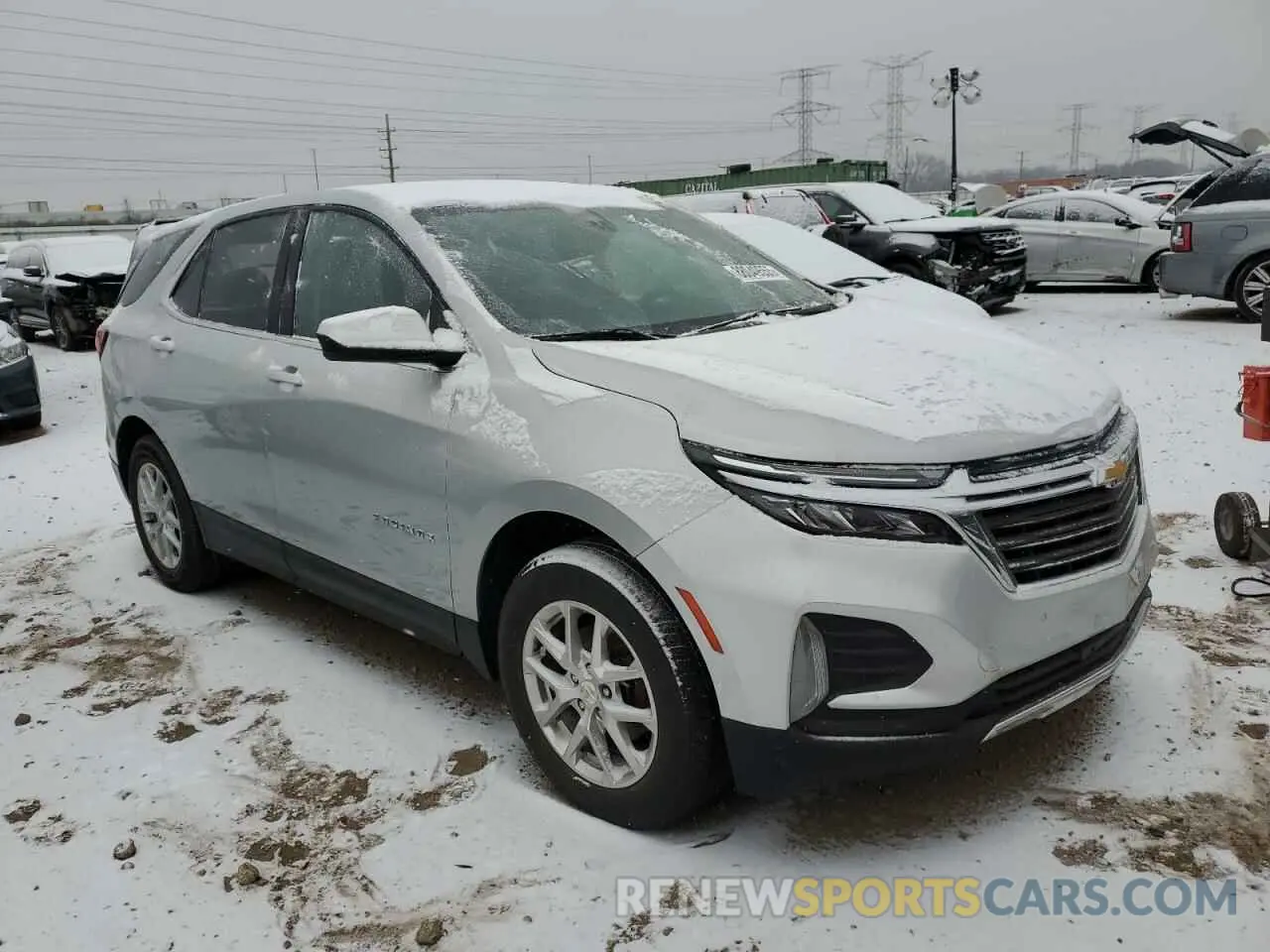 4 fotografías del automóvil dañado 2GNAXTEV5N6140699 CHEVROLET EQUINOX 2022