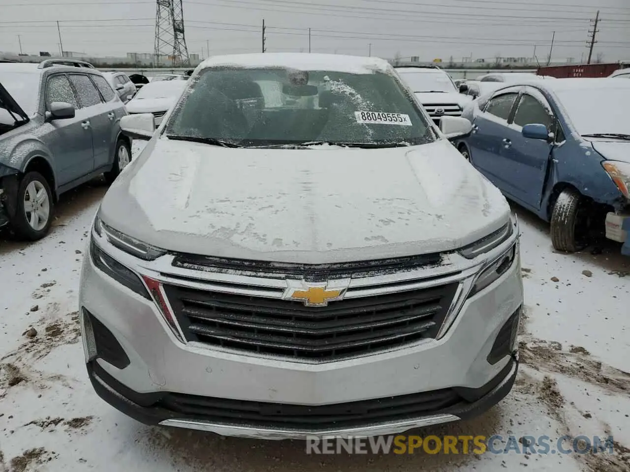 5 fotografías del automóvil dañado 2GNAXTEV5N6140699 CHEVROLET EQUINOX 2022