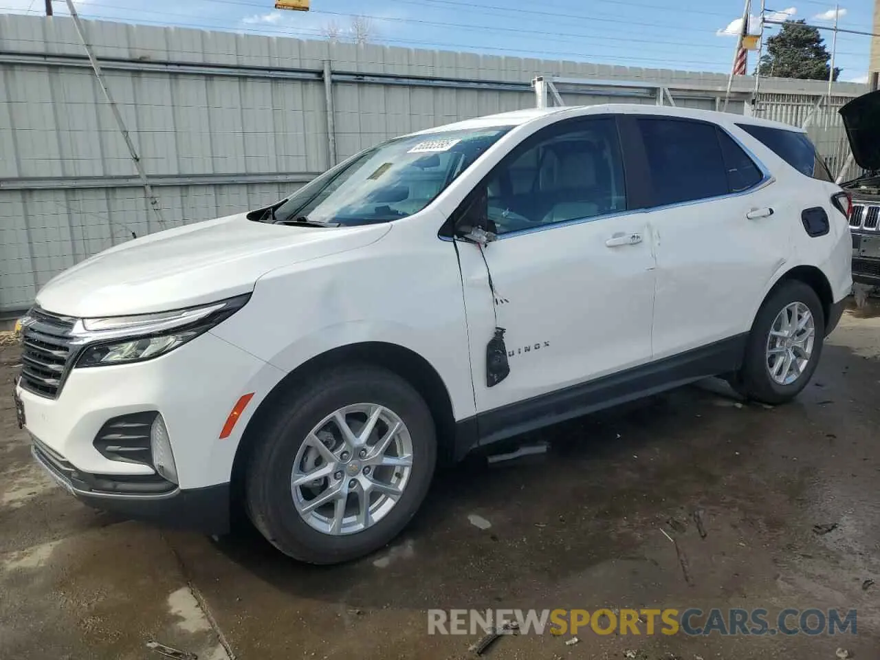 1 fotografías del automóvil dañado 2GNAXTEV9N6107317 CHEVROLET EQUINOX 2022