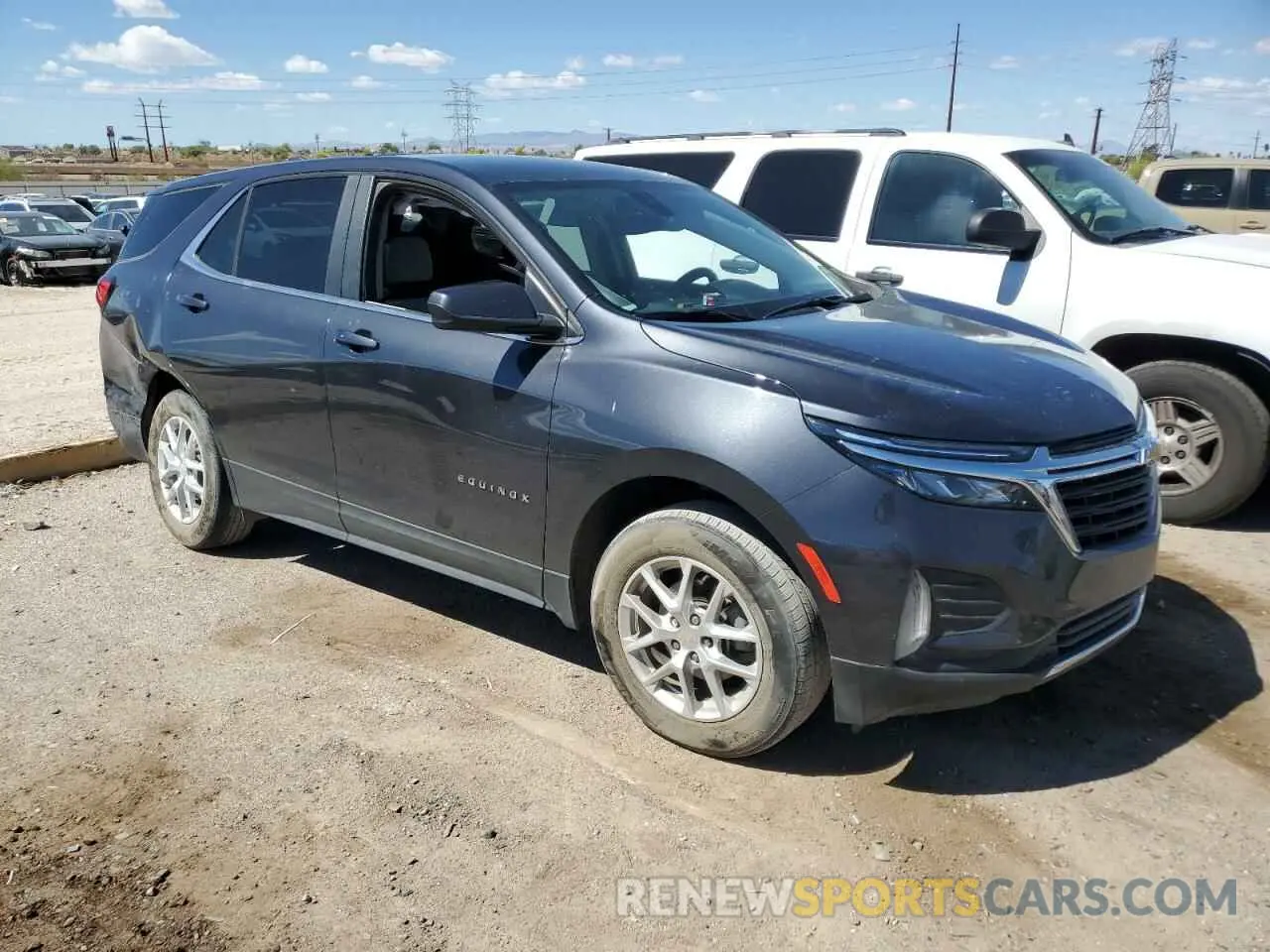 4 fotografías del automóvil dañado 2GNAXUEV1N6138261 CHEVROLET EQUINOX 2022