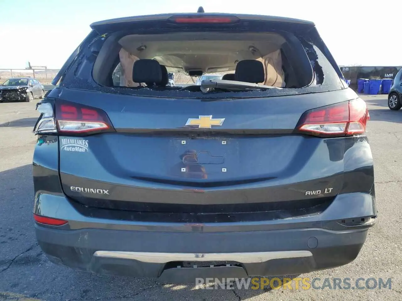 6 fotografías del automóvil dañado 2GNAXUEV4N6140117 CHEVROLET EQUINOX 2022