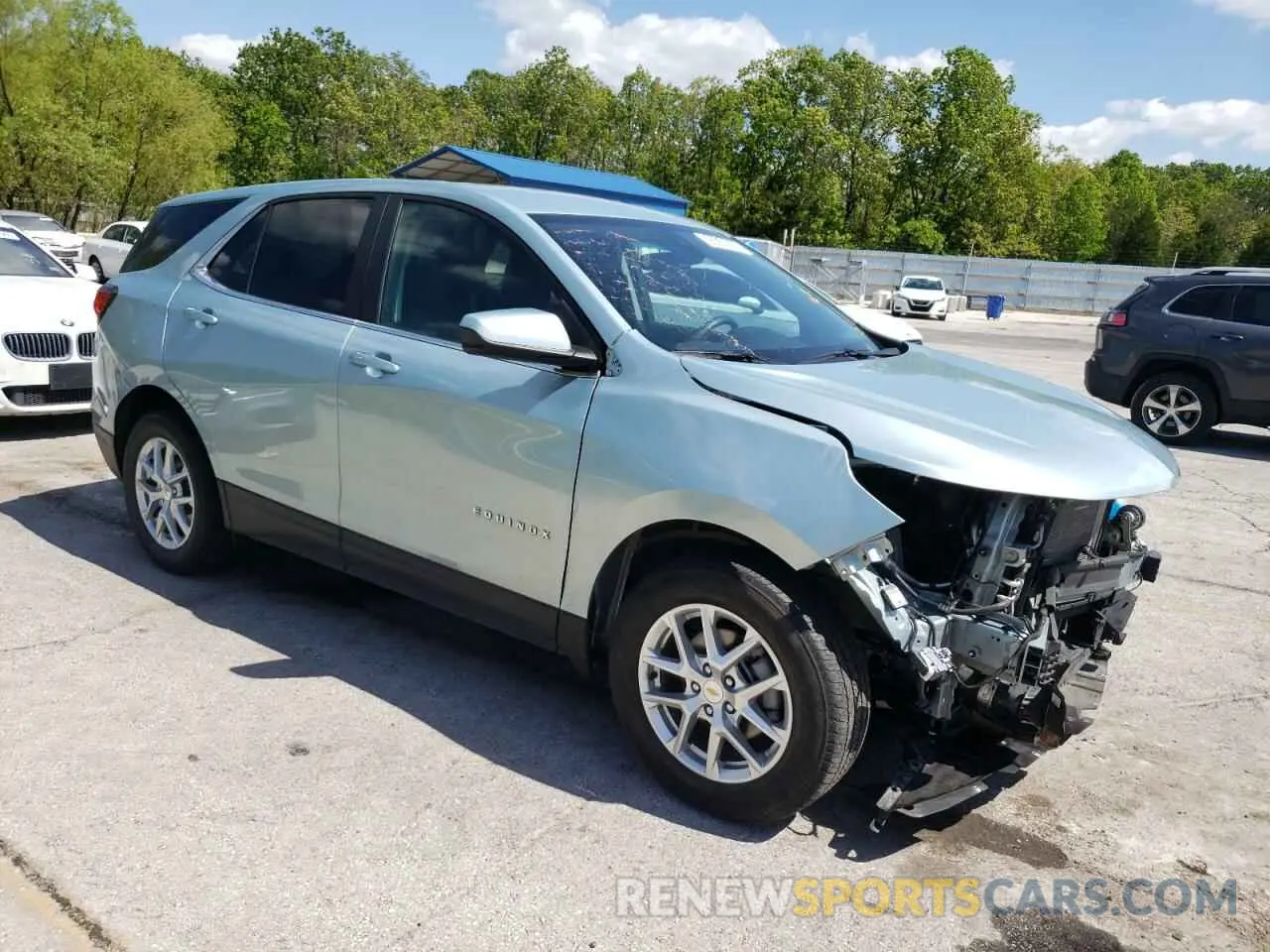 4 fotografías del automóvil dañado 2GNAXUEV6N6140541 CHEVROLET EQUINOX 2022