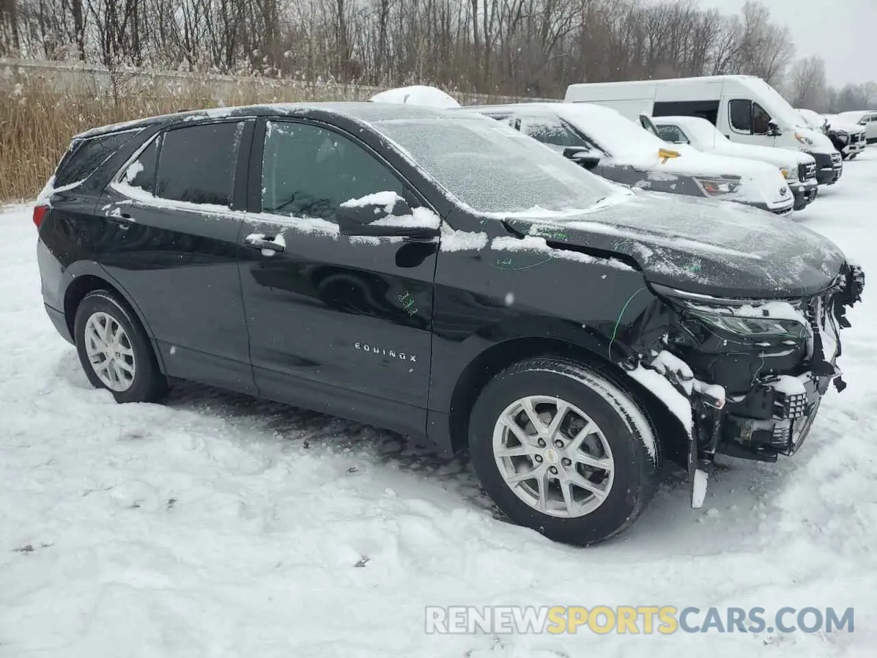 4 fotografías del automóvil dañado 2GNAXUEV8N6102874 CHEVROLET EQUINOX 2022