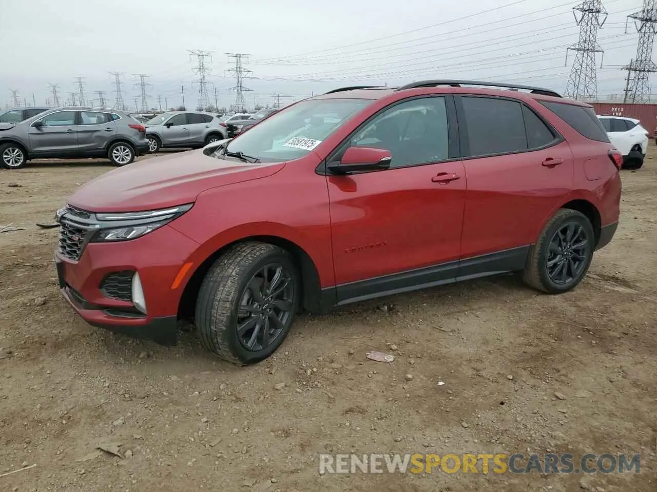1 fotografías del automóvil dañado 2GNAXWEV0N6107630 CHEVROLET EQUINOX 2022