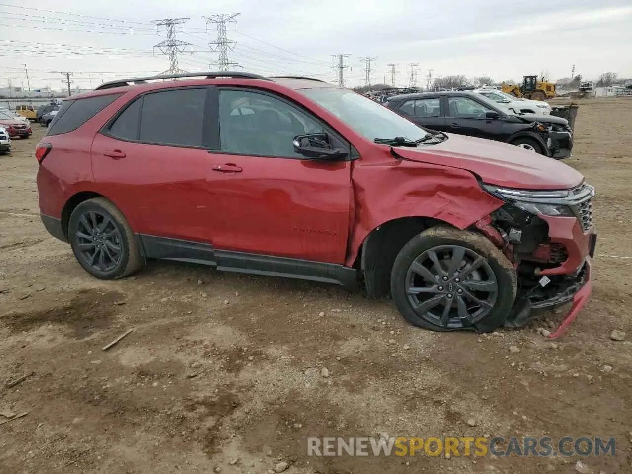 4 fotografías del automóvil dañado 2GNAXWEV0N6107630 CHEVROLET EQUINOX 2022