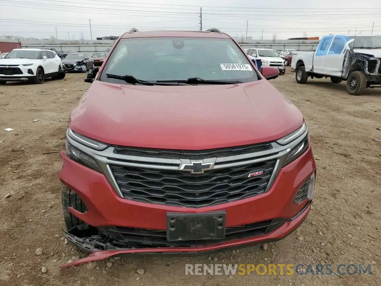 5 fotografías del automóvil dañado 2GNAXWEV0N6107630 CHEVROLET EQUINOX 2022