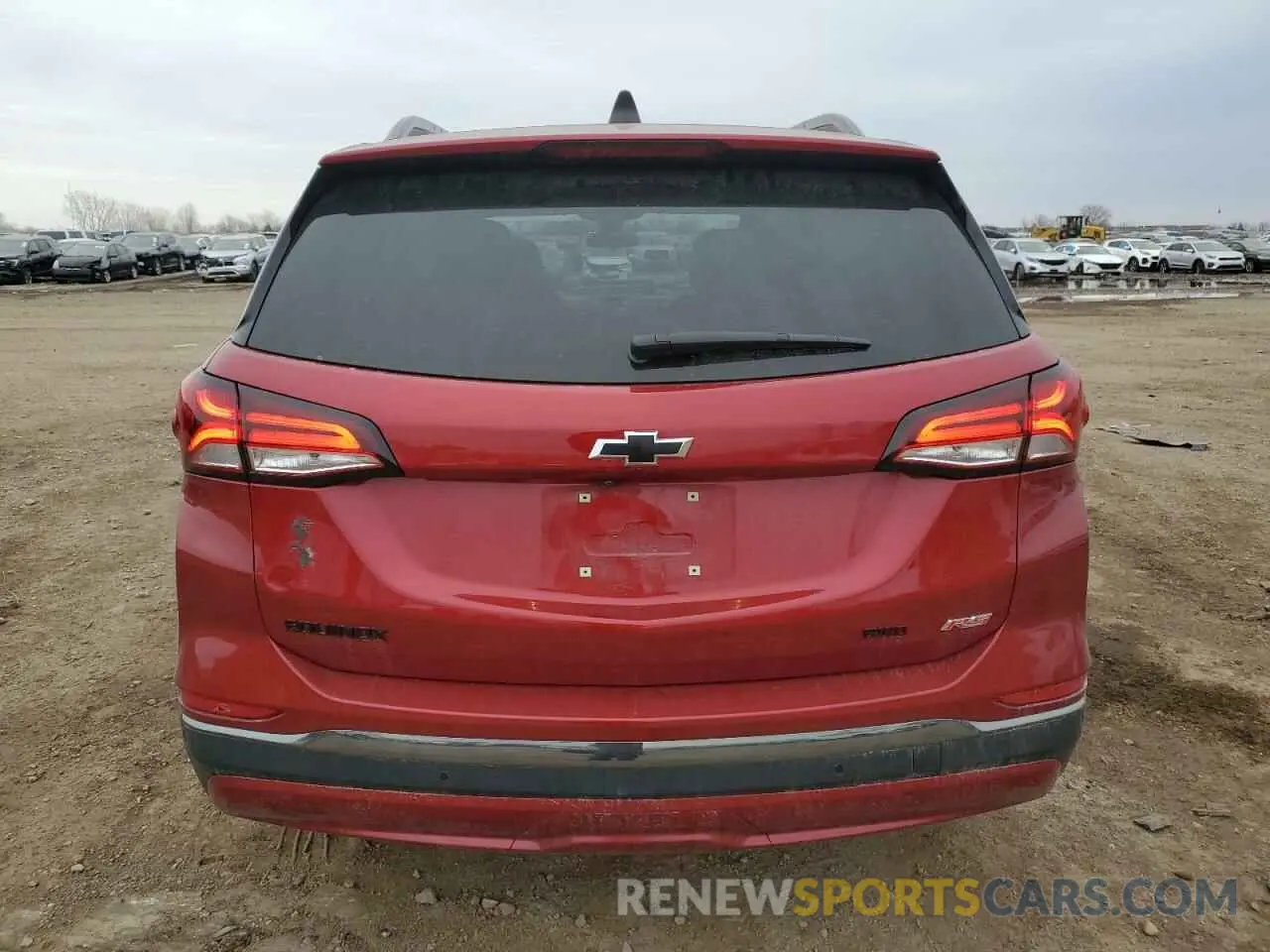 6 fotografías del automóvil dañado 2GNAXWEV0N6107630 CHEVROLET EQUINOX 2022