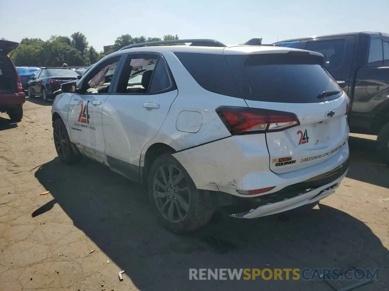 2 fotografías del automóvil dañado 2GNAXWEV4N6113964 CHEVROLET EQUINOX 2022