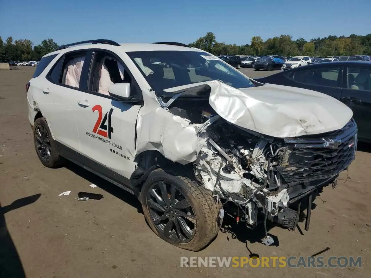 4 fotografías del automóvil dañado 2GNAXWEV4N6113964 CHEVROLET EQUINOX 2022
