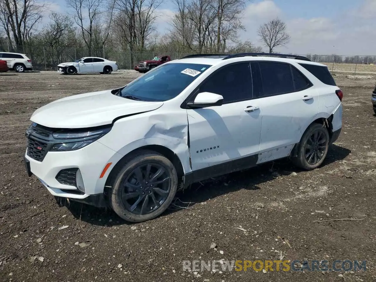 1 fotografías del automóvil dañado 2GNAXWEV5N6133673 CHEVROLET EQUINOX 2022