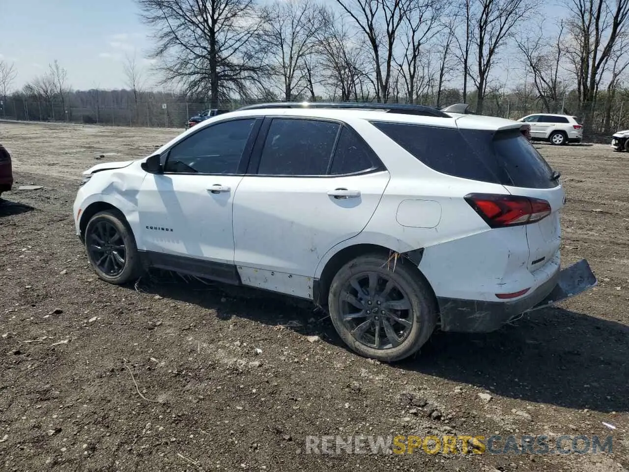 2 fotografías del automóvil dañado 2GNAXWEV5N6133673 CHEVROLET EQUINOX 2022