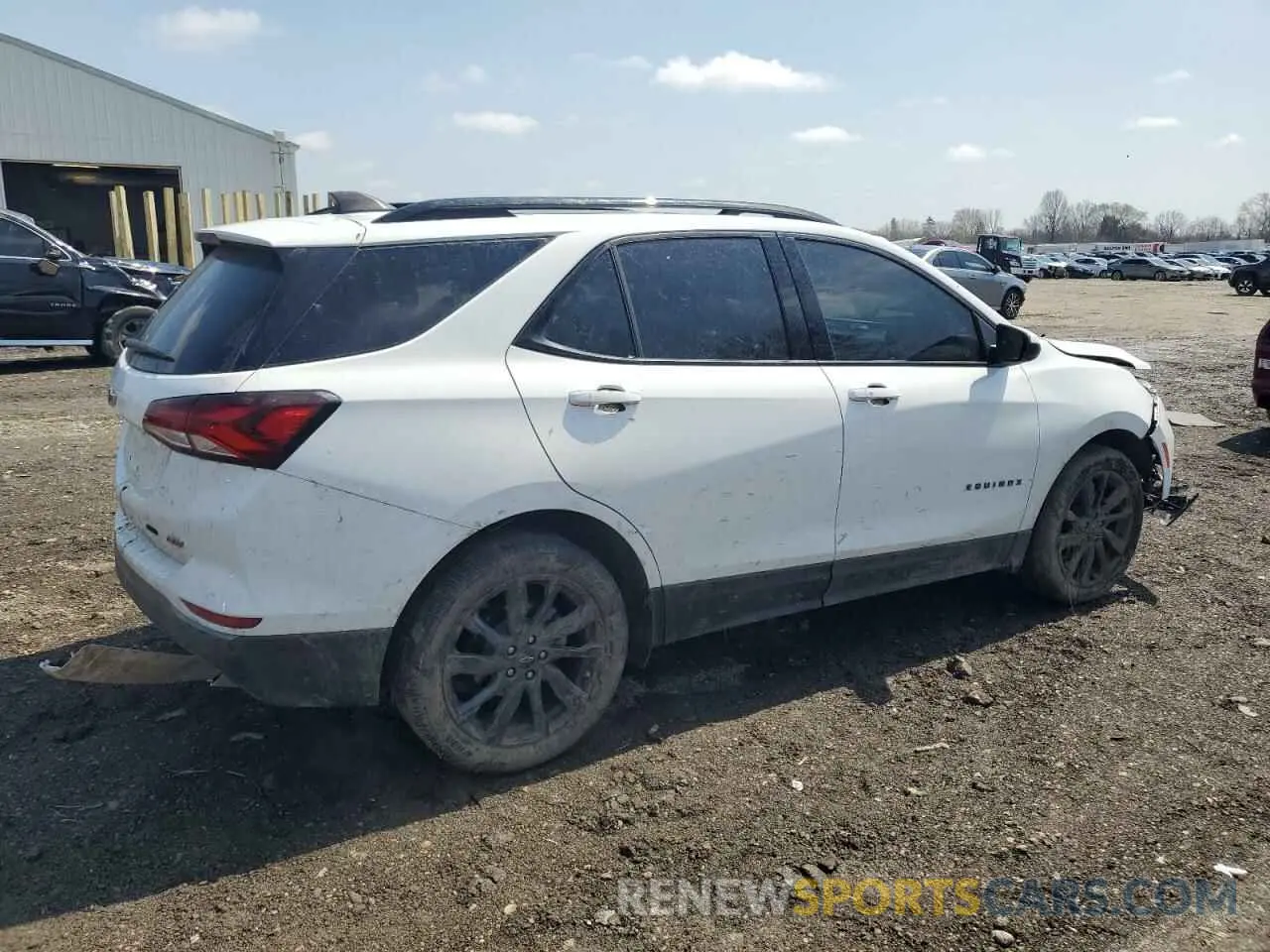 3 fotografías del automóvil dañado 2GNAXWEV5N6133673 CHEVROLET EQUINOX 2022