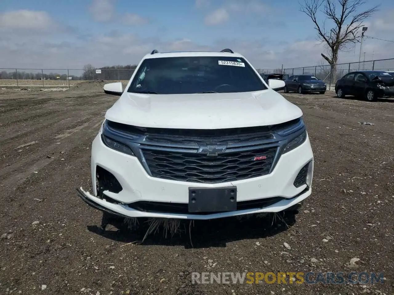 5 fotografías del automóvil dañado 2GNAXWEV5N6133673 CHEVROLET EQUINOX 2022