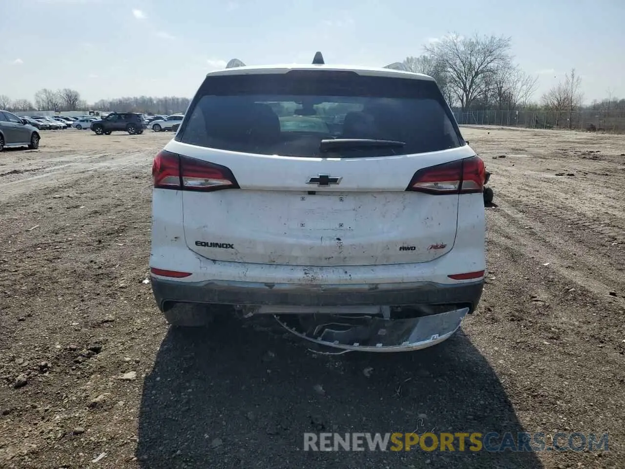 6 fotografías del automóvil dañado 2GNAXWEV5N6133673 CHEVROLET EQUINOX 2022