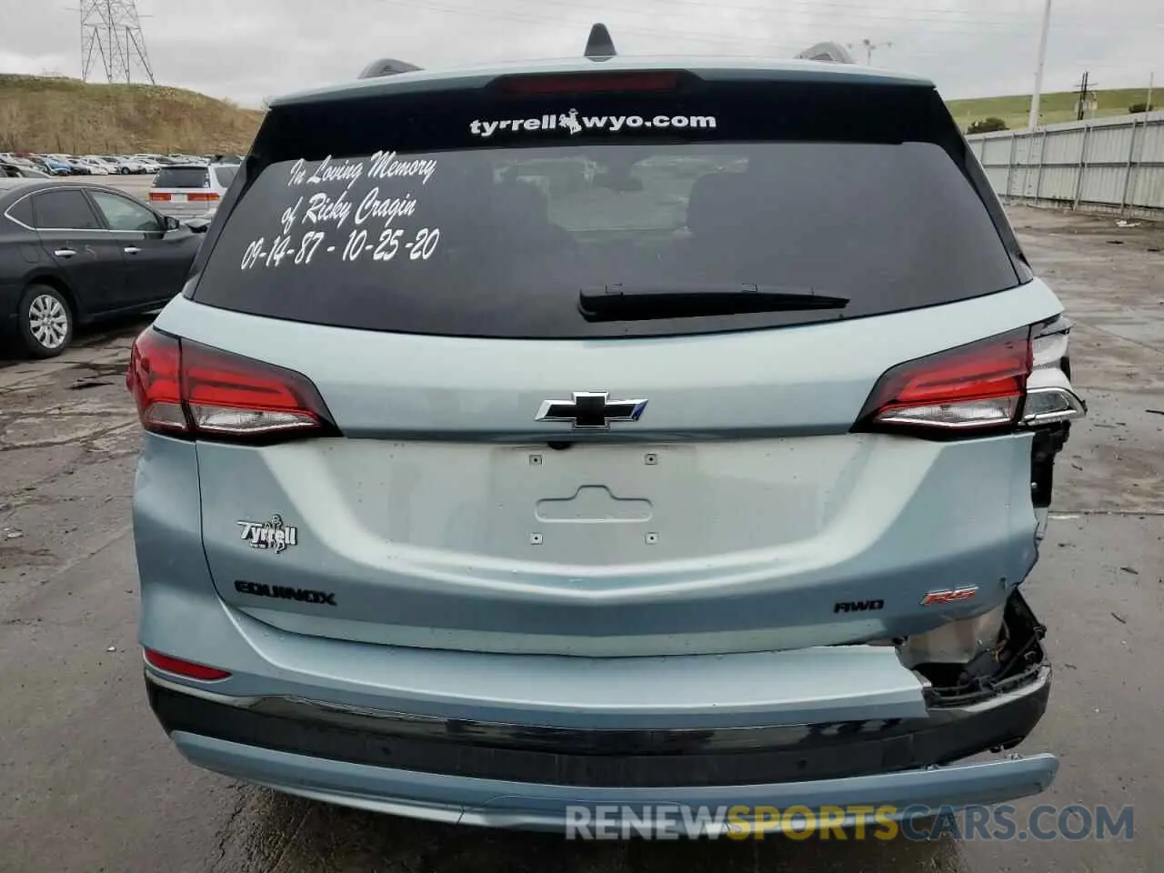 6 fotografías del automóvil dañado 2GNAXWEV5N6140462 CHEVROLET EQUINOX 2022