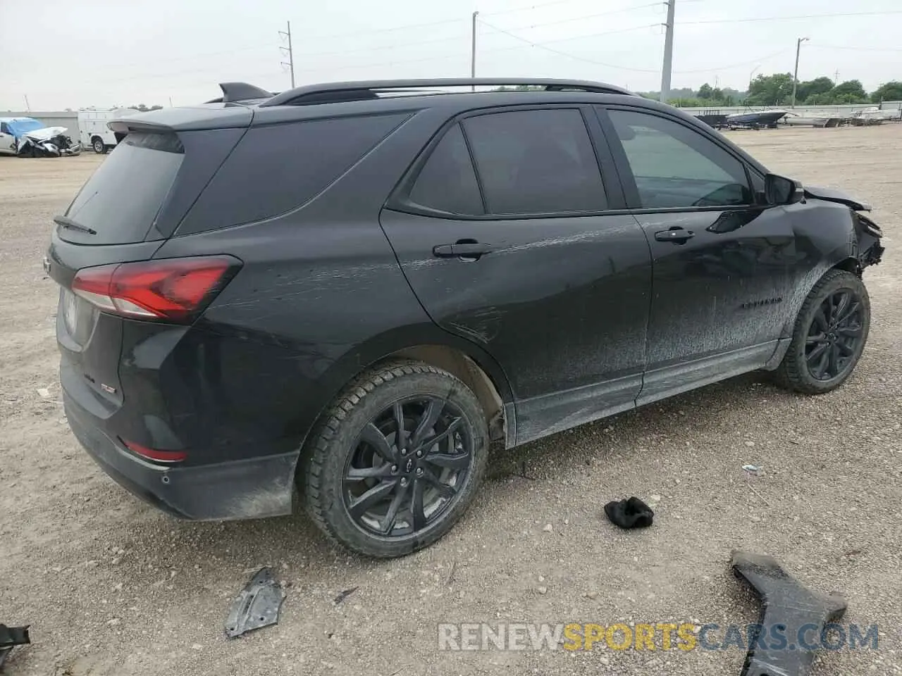 3 fotografías del automóvil dañado 2GNAXWEVXN6129005 CHEVROLET EQUINOX 2022