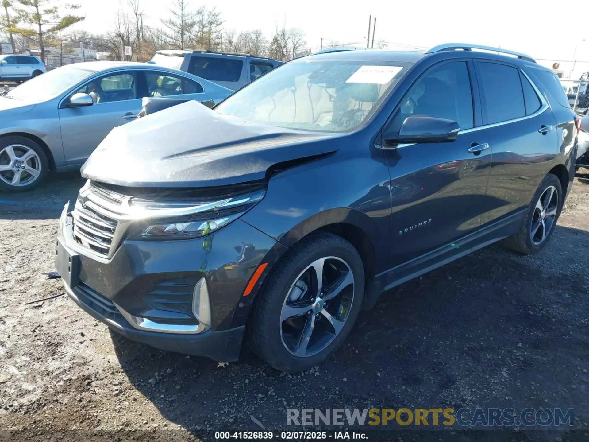2 fotografías del automóvil dañado 2GNAXXEV0N6122490 CHEVROLET EQUINOX 2022