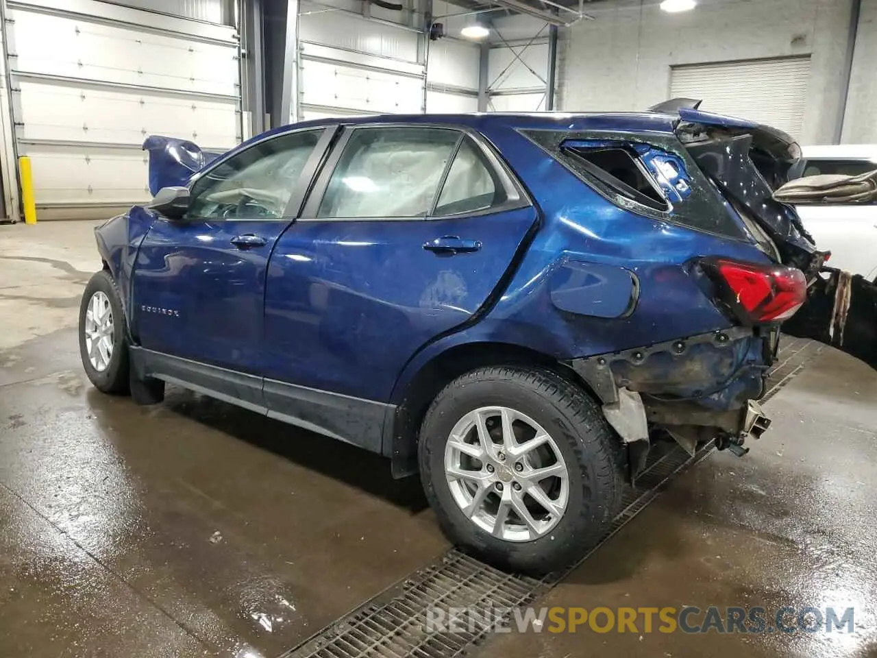 2 fotografías del automóvil dañado 3GNAXHEV0NS211581 CHEVROLET EQUINOX 2022