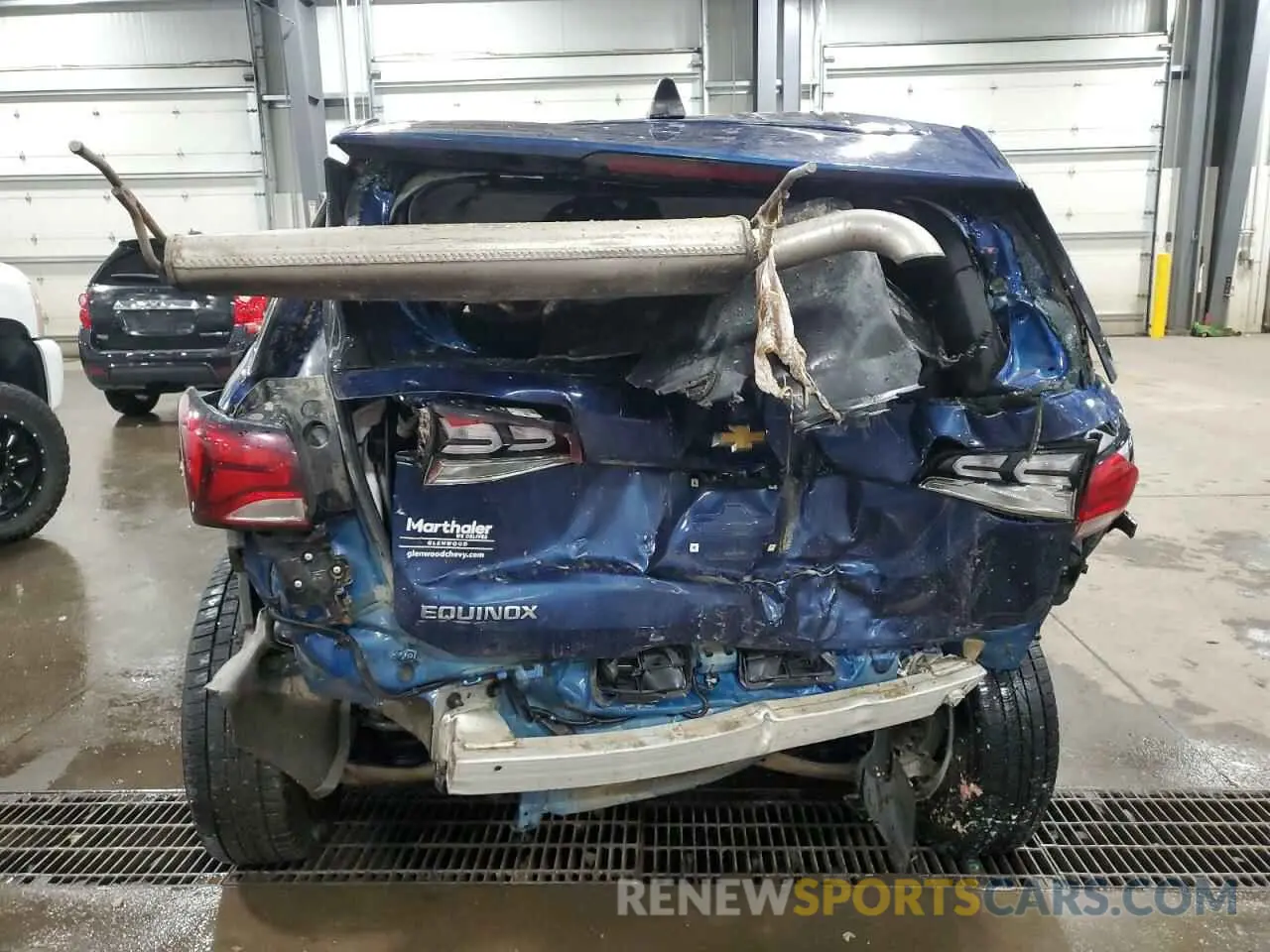 6 fotografías del automóvil dañado 3GNAXHEV0NS211581 CHEVROLET EQUINOX 2022