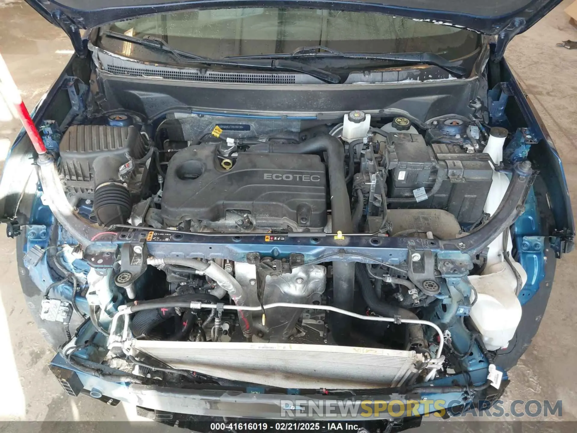 10 fotografías del automóvil dañado 3GNAXHEV1NS106726 CHEVROLET EQUINOX 2022
