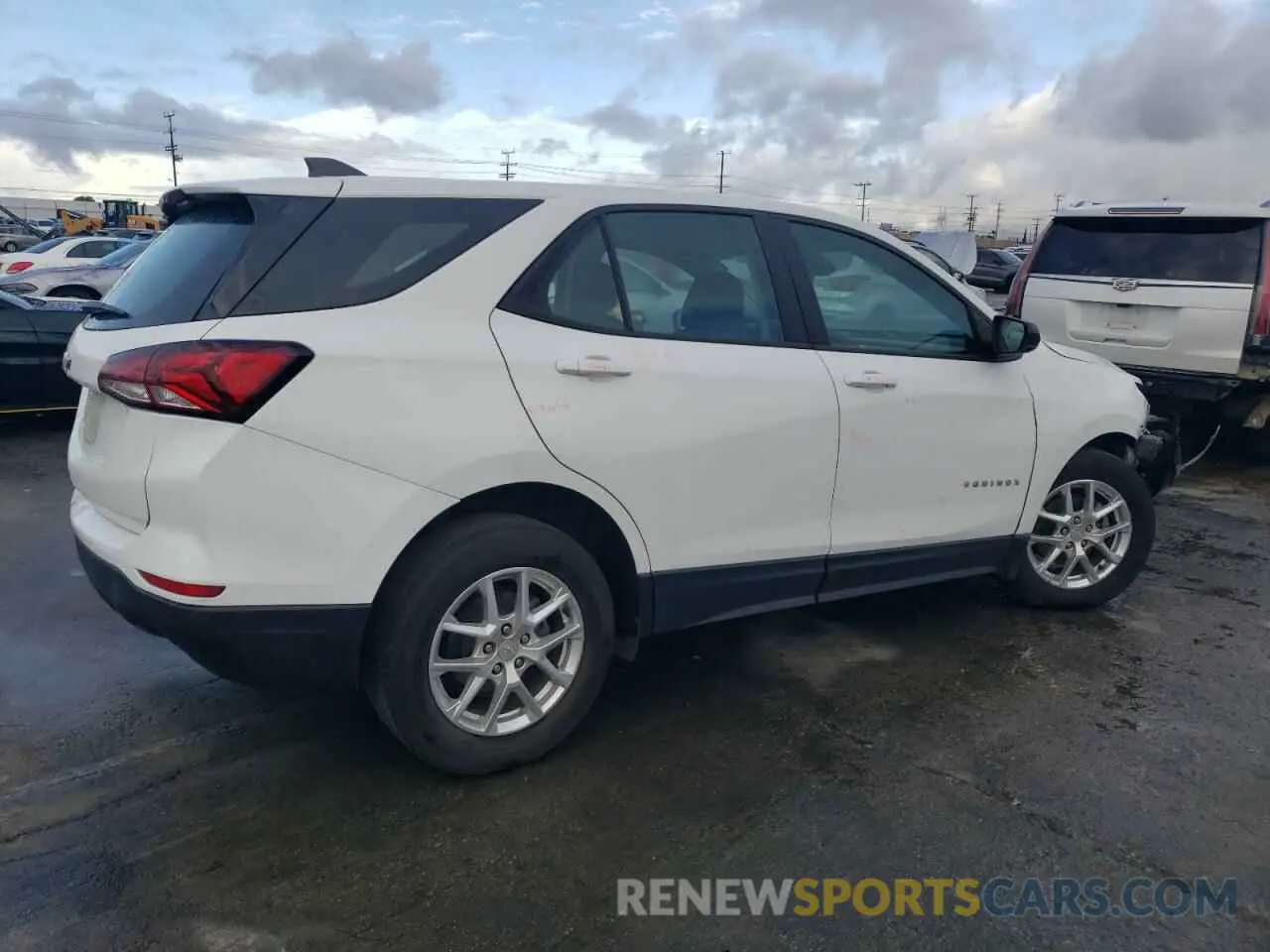 3 fotografías del automóvil dañado 3GNAXHEV1NS170149 CHEVROLET EQUINOX 2022
