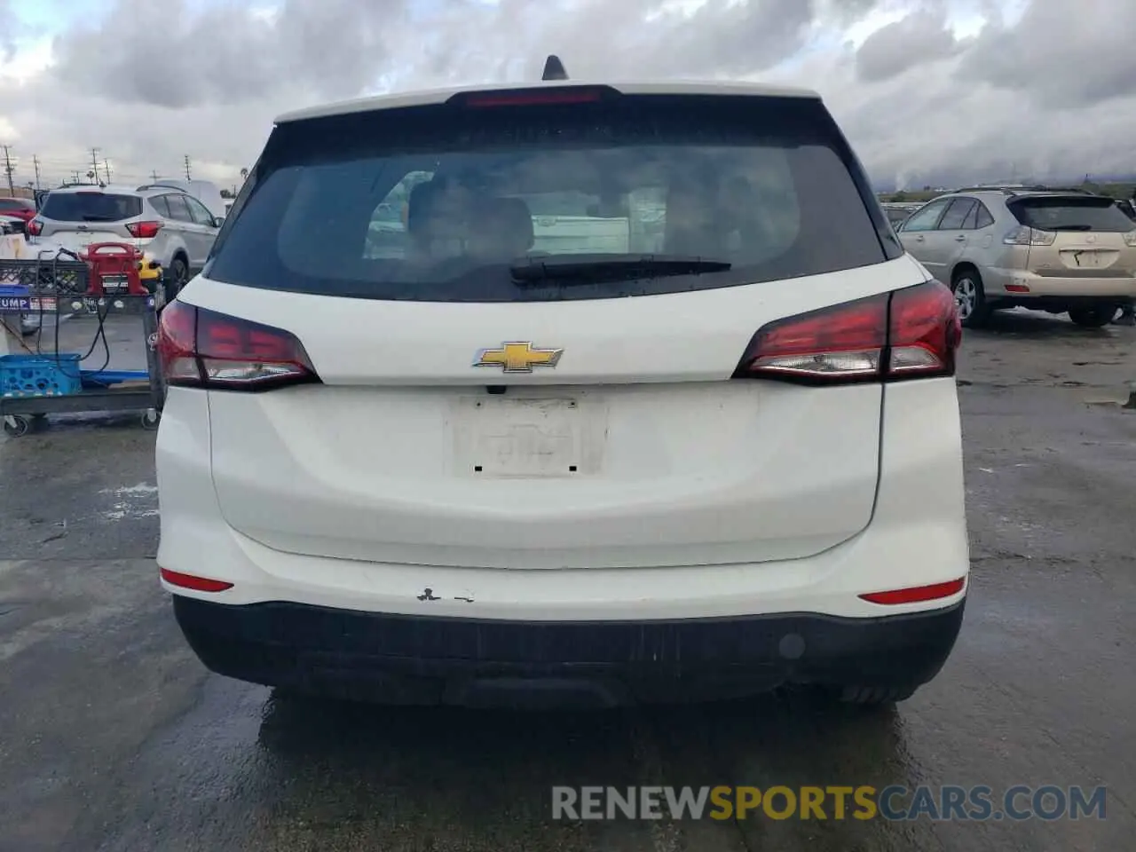 6 fotografías del automóvil dañado 3GNAXHEV1NS170149 CHEVROLET EQUINOX 2022