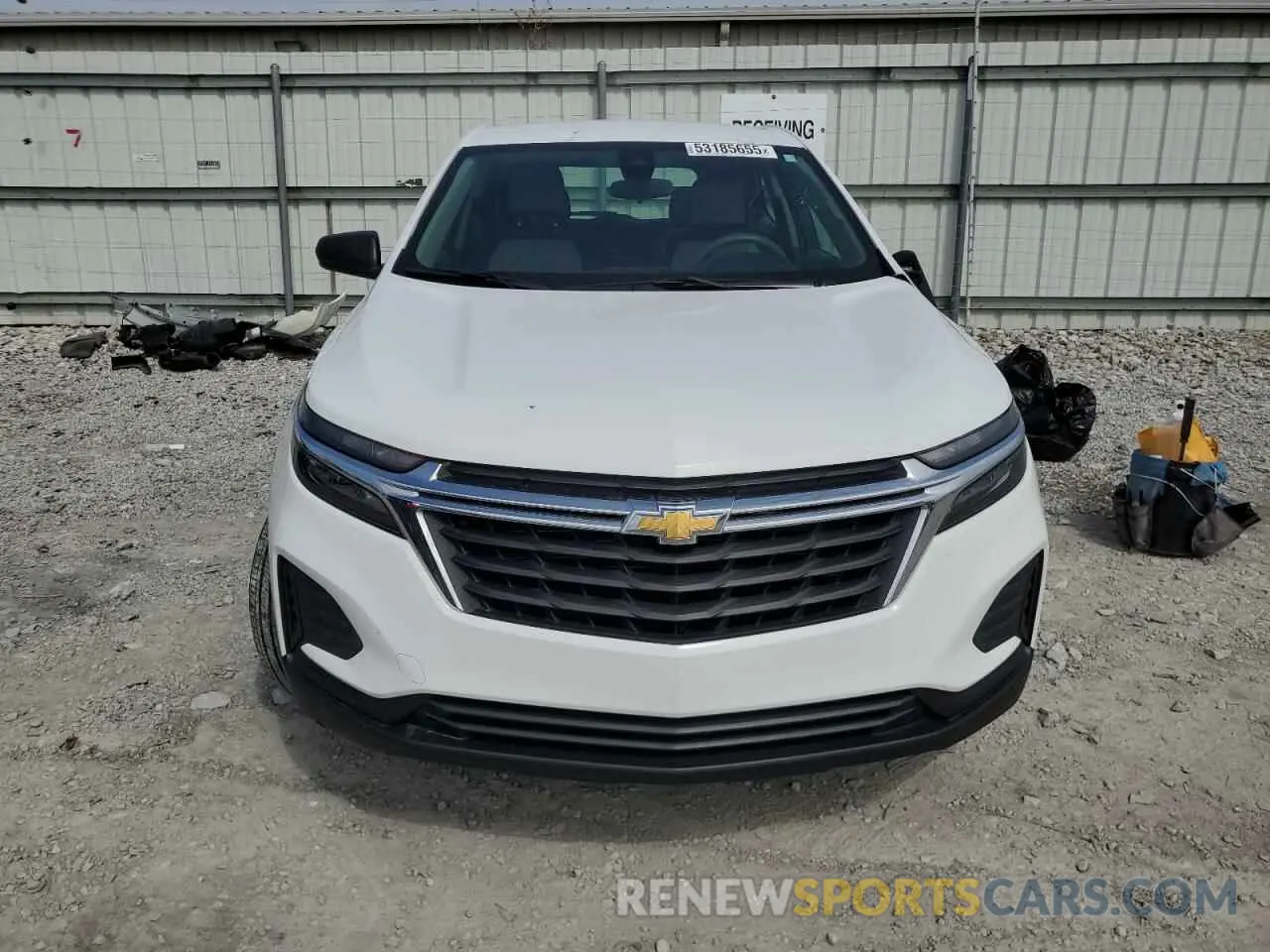 5 fotografías del automóvil dañado 3GNAXHEV1NS225702 CHEVROLET EQUINOX 2022