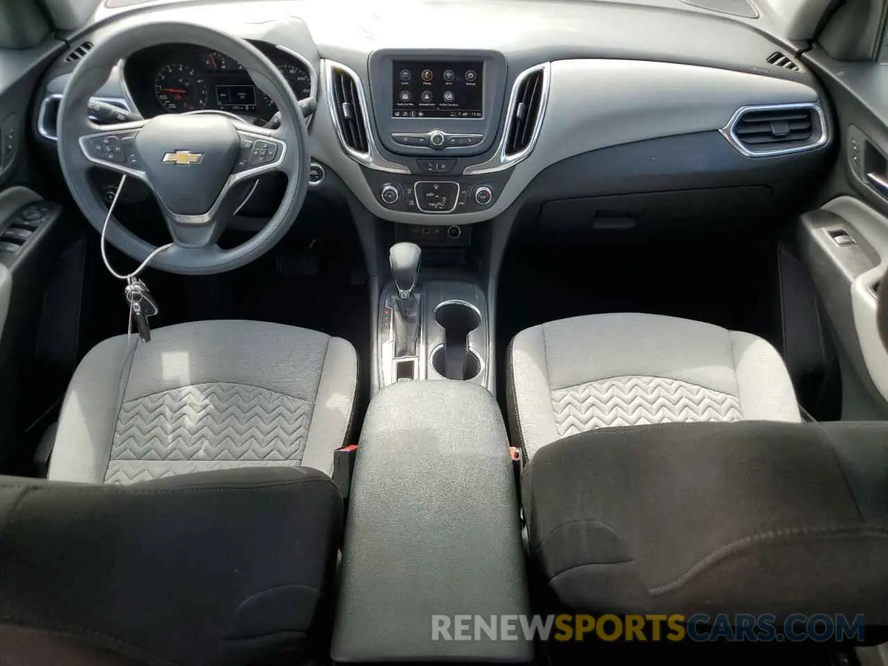 8 fotografías del automóvil dañado 3GNAXHEV1NS225702 CHEVROLET EQUINOX 2022