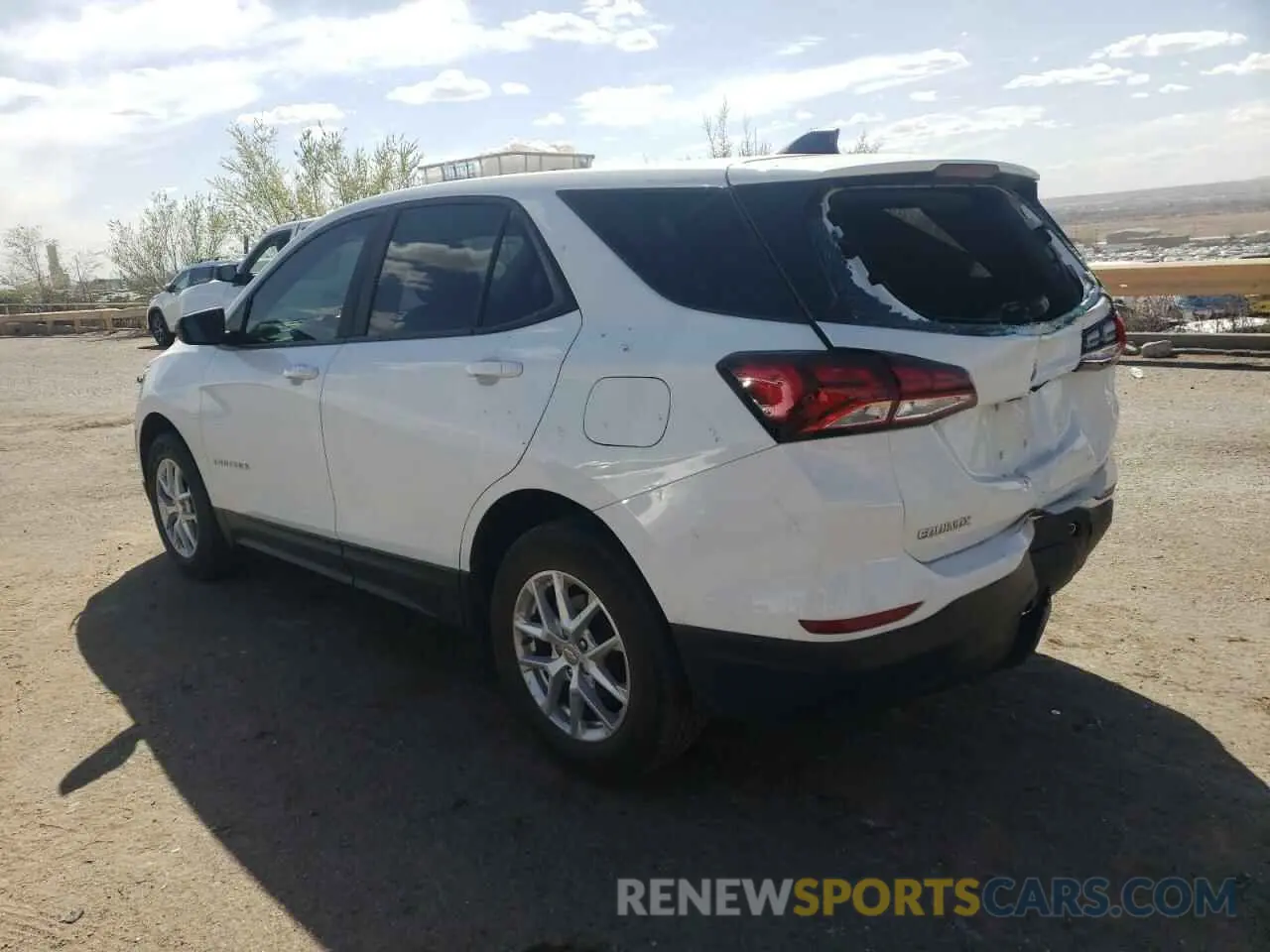 2 fotografías del automóvil dañado 3GNAXHEV2NS158091 CHEVROLET EQUINOX 2022