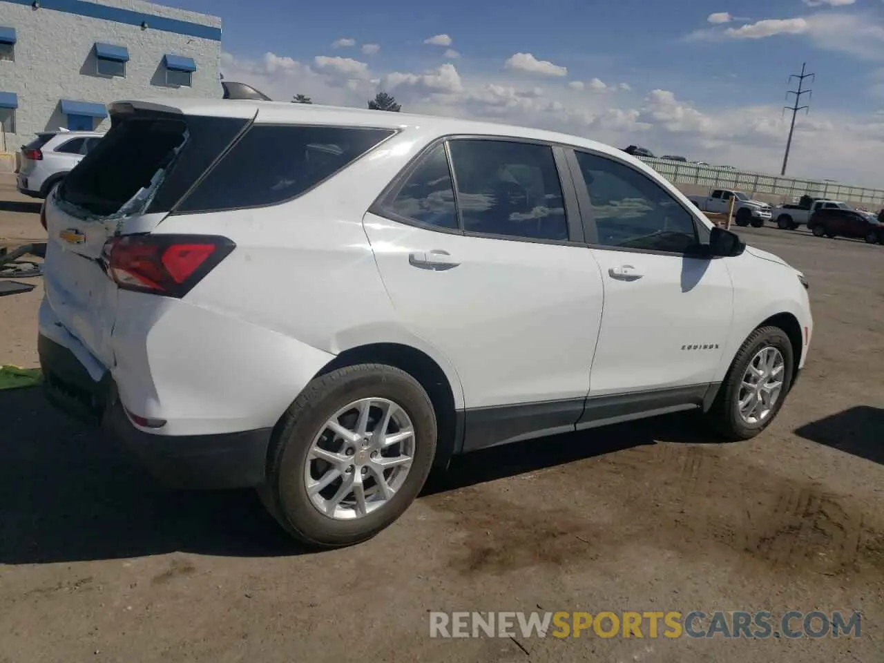 3 fotografías del automóvil dañado 3GNAXHEV2NS158091 CHEVROLET EQUINOX 2022