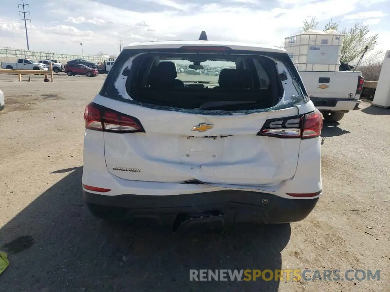 6 fotografías del automóvil dañado 3GNAXHEV2NS158091 CHEVROLET EQUINOX 2022