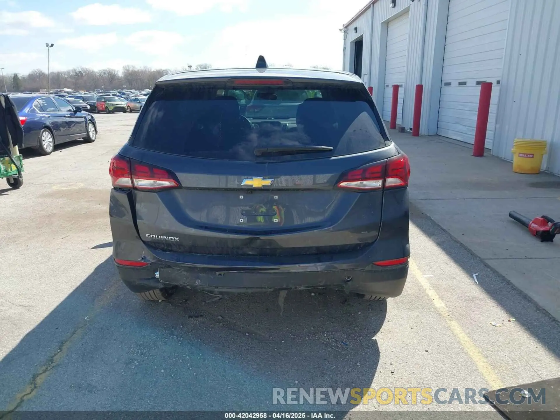 16 fotografías del automóvil dañado 3GNAXHEV2NS164604 CHEVROLET EQUINOX 2022