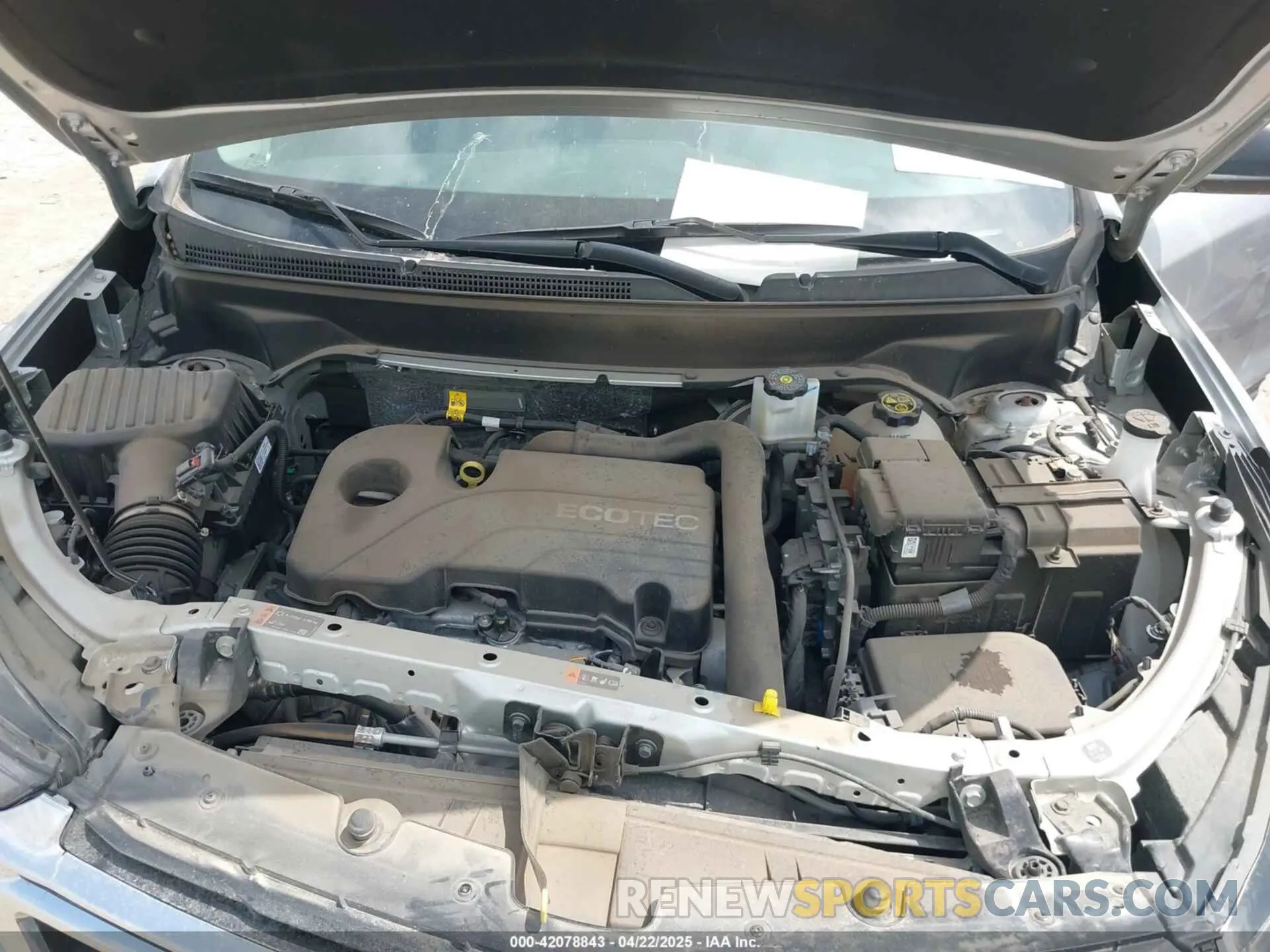 10 fotografías del automóvil dañado 3GNAXHEV2NS192791 CHEVROLET EQUINOX 2022