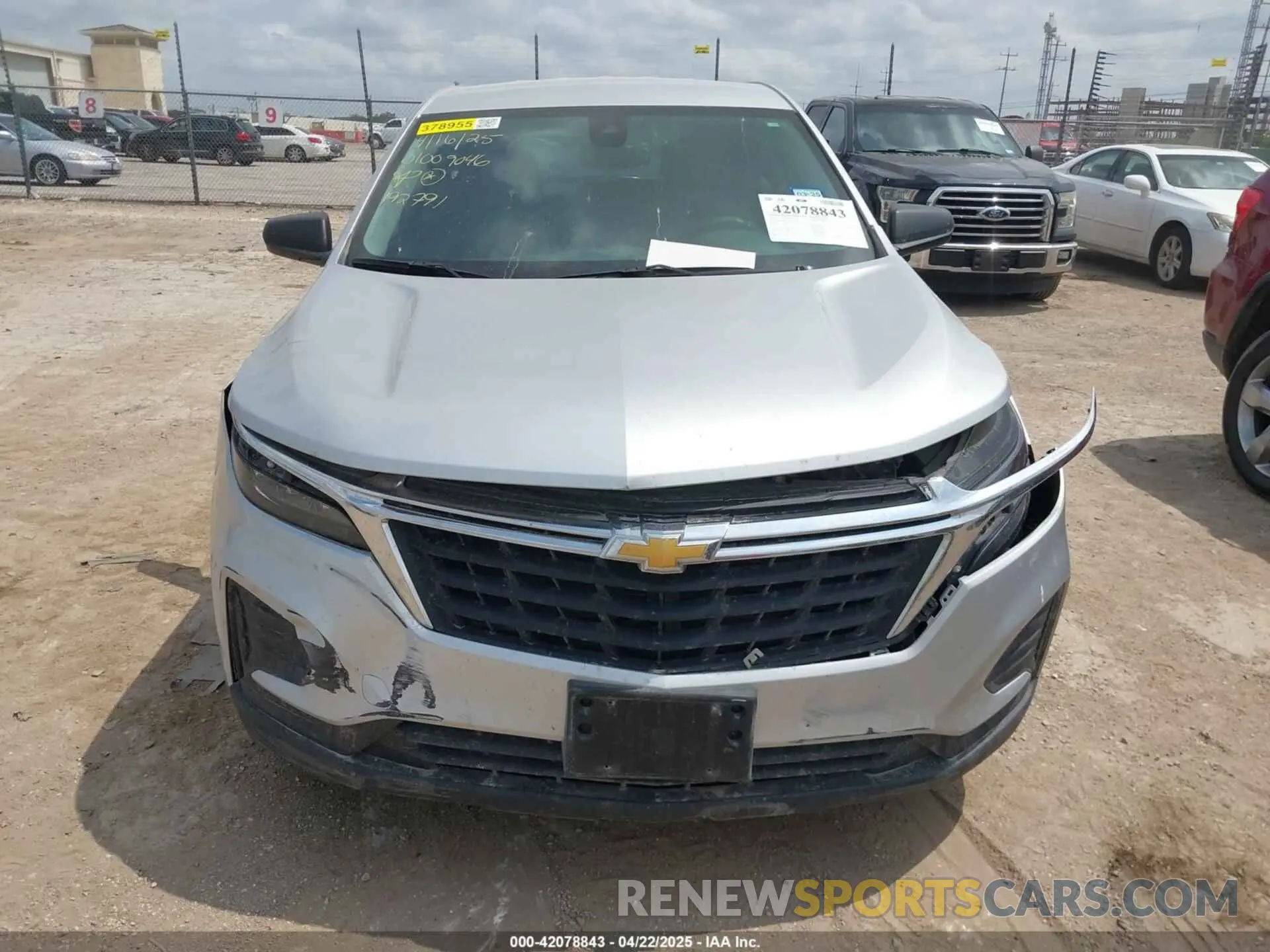 11 fotografías del automóvil dañado 3GNAXHEV2NS192791 CHEVROLET EQUINOX 2022