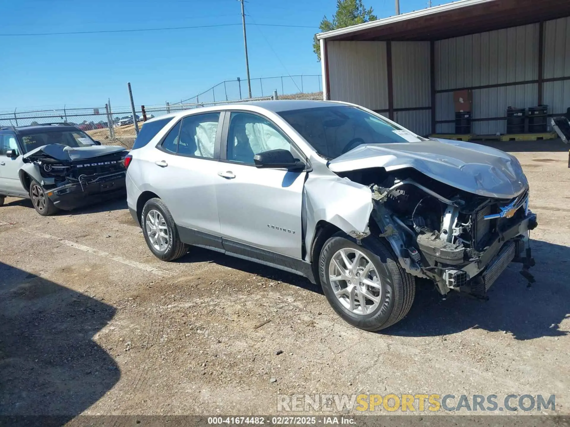 1 fotografías del automóvil dañado 3GNAXHEV3NS115489 CHEVROLET EQUINOX 2022