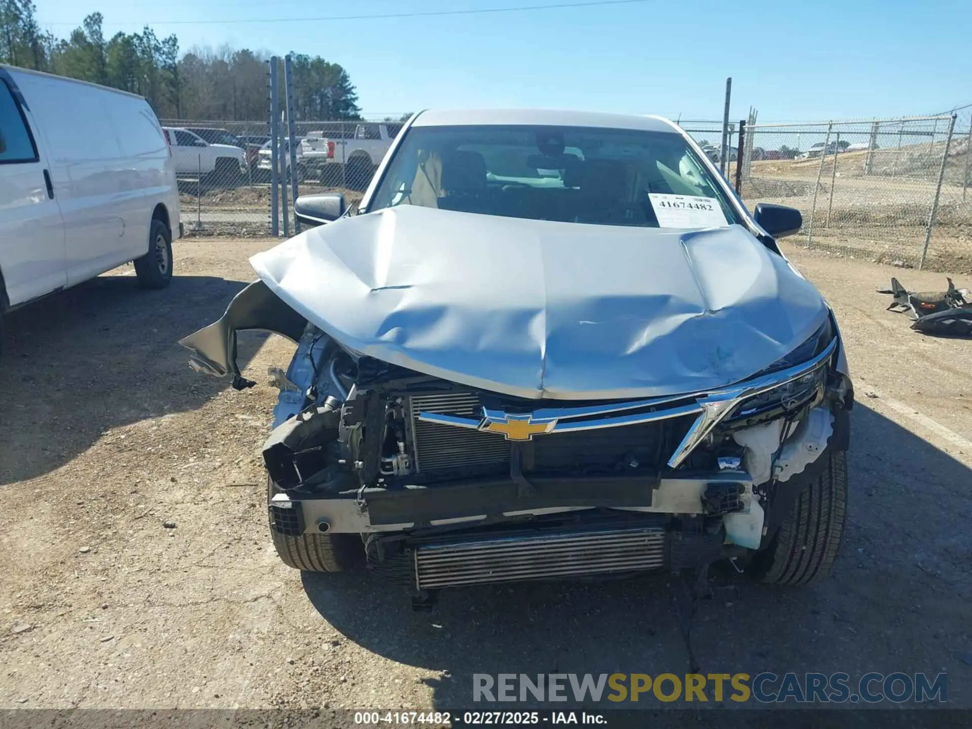 6 fotografías del automóvil dañado 3GNAXHEV3NS115489 CHEVROLET EQUINOX 2022