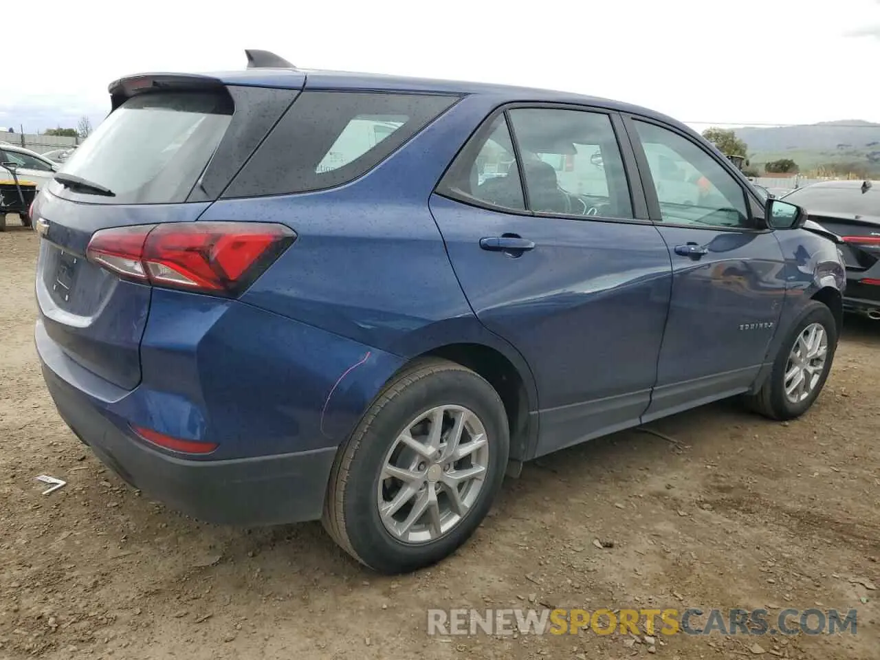 3 fotografías del automóvil dañado 3GNAXHEV4NS216556 CHEVROLET EQUINOX 2022