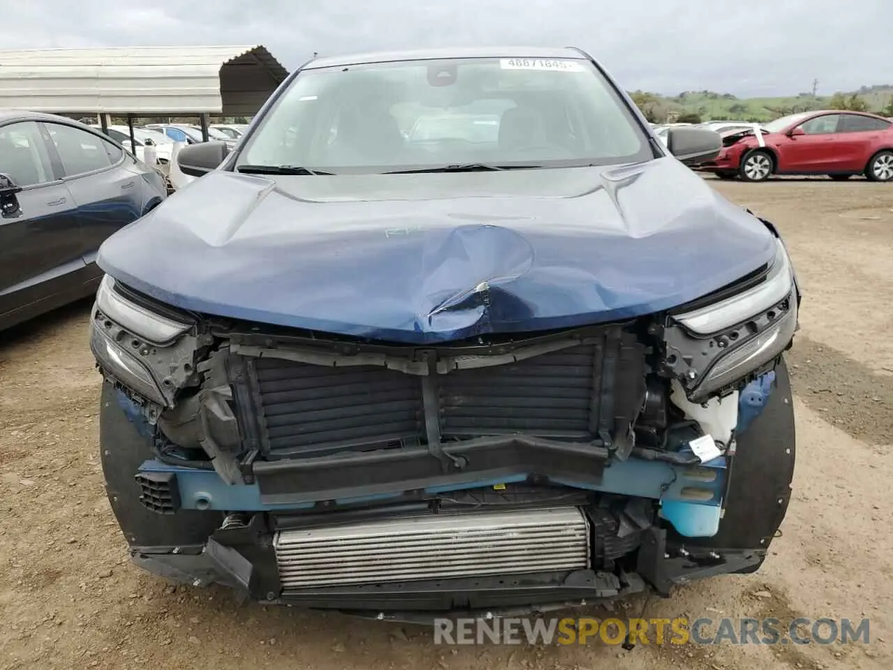 5 fotografías del automóvil dañado 3GNAXHEV4NS216556 CHEVROLET EQUINOX 2022